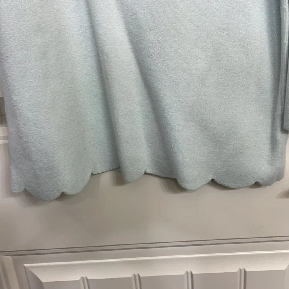 Talbots 3/4 length sleeve Sweater Size medium Pale blue/green - Picture 5 of 8